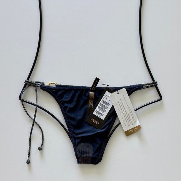 ViX Swim Firenze DIANE Detail Bikini Bottom - Blue Ocean - Minimal - Large - NWT - Picture 4 of 15
